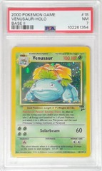 V1810: 2000: Venusaur: 18/130: Base 2: Game: PSA: 7: NM: 102261354